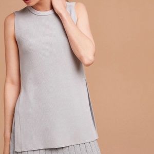 Wilfred Short Sleeve Sweater in Grey, XXS